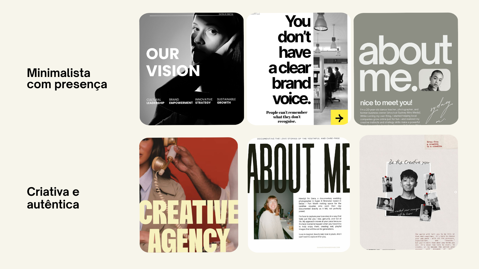 Mood Board Visual Icomm